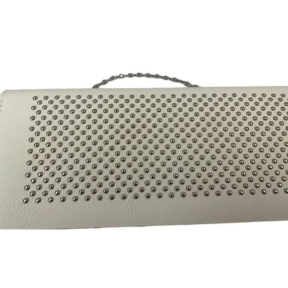 Women's White & Silver Clutch Purse - Picture 3 of 7